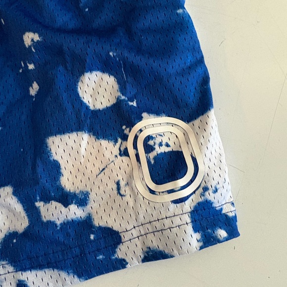 Overtime Boys Classic Tie-Dye Mesh Shorts Size L - Picture 2 of 4